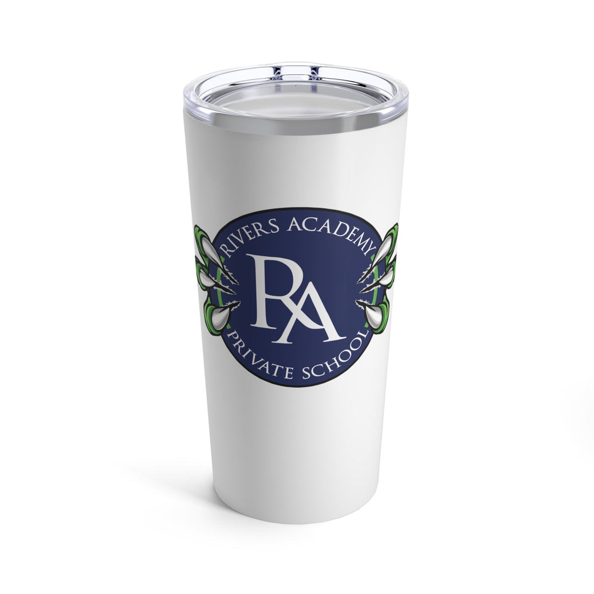 Rivers Academy Raptor Claw Logo Tumbler