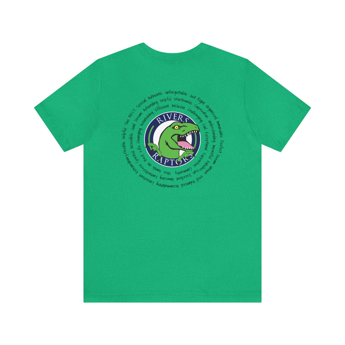 Rivers Academy Private School Adjectives Premium Soft Tee
