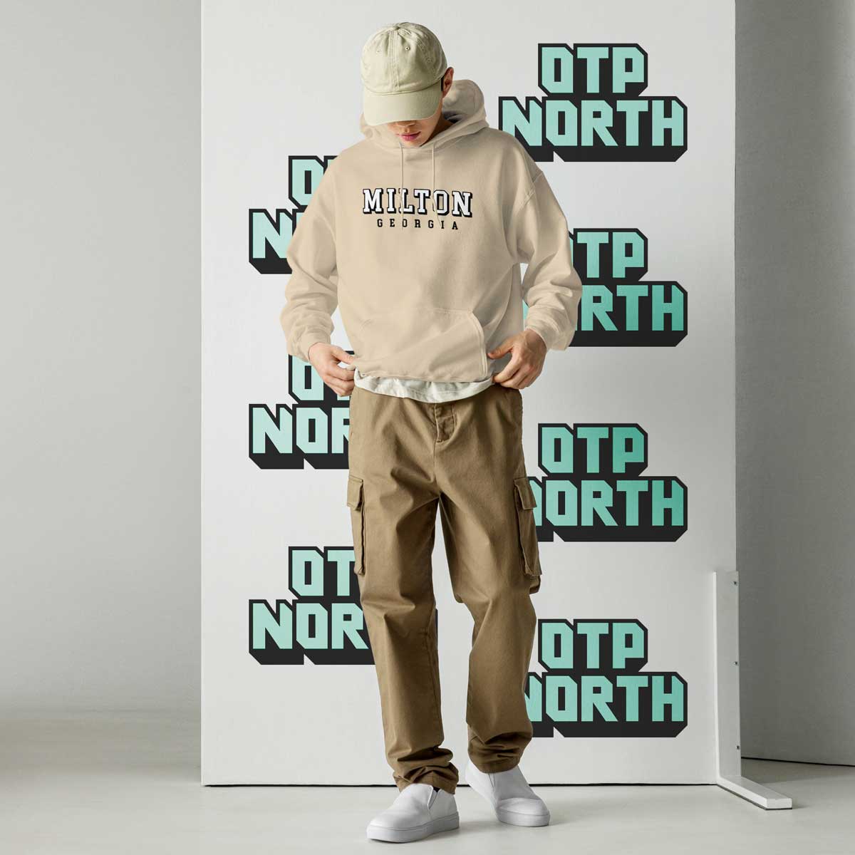 Milton GA College Font Classic Hoodie