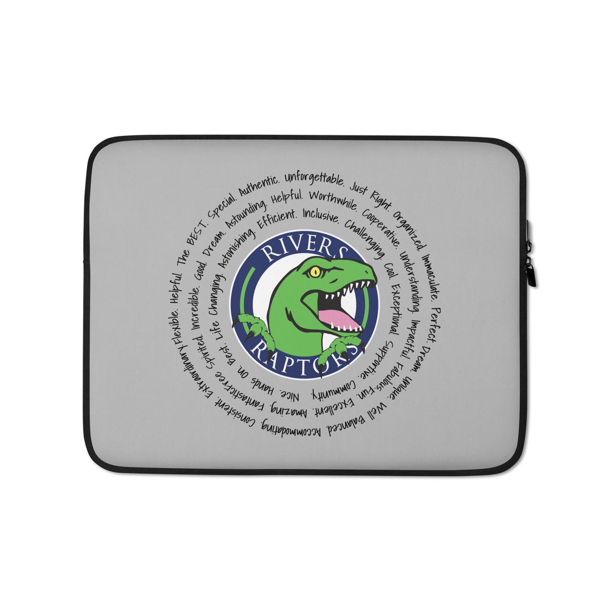 Rivers Academy Private School Adjectives Laptop Sleeve