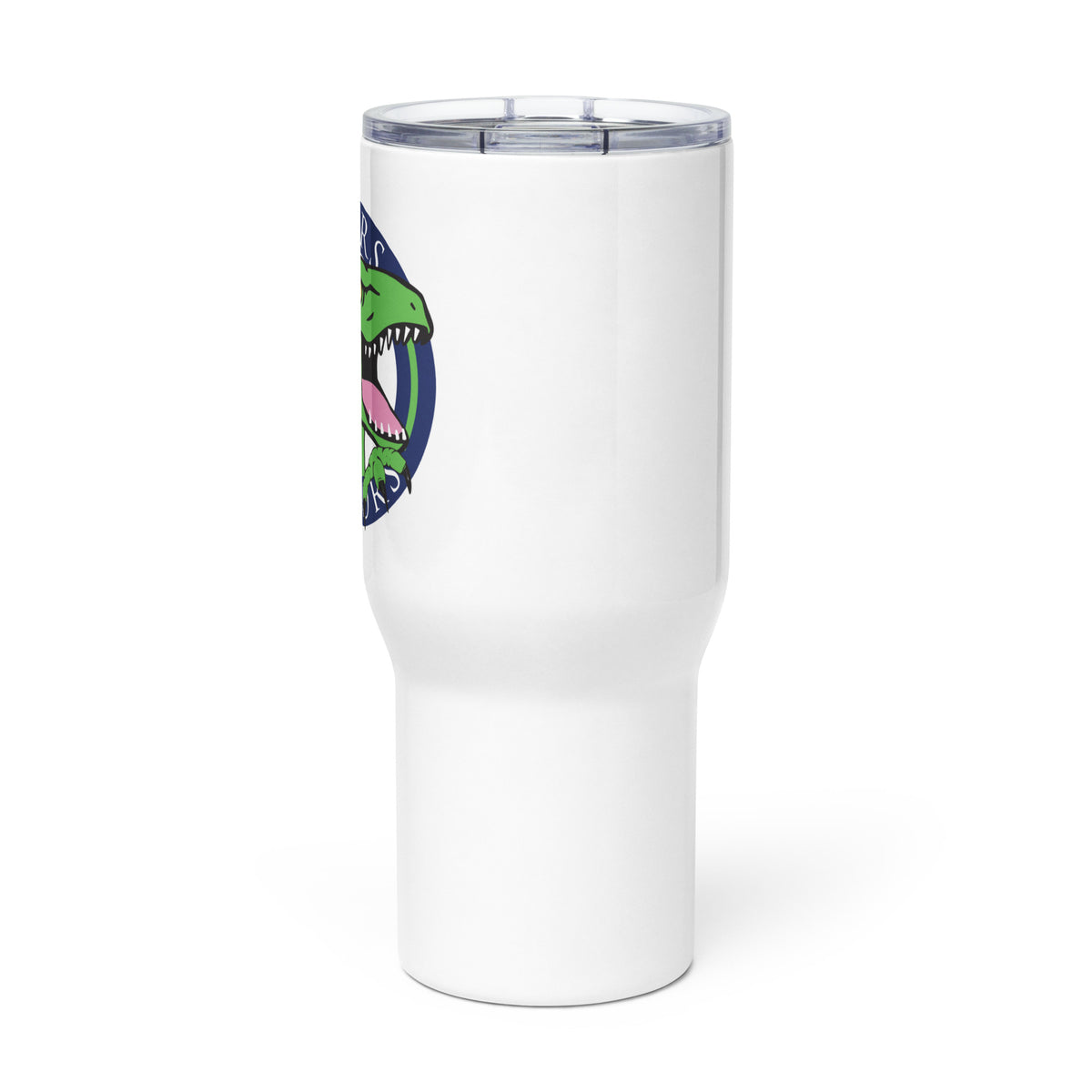 Rowdy the Raptor Logo Travel Mug