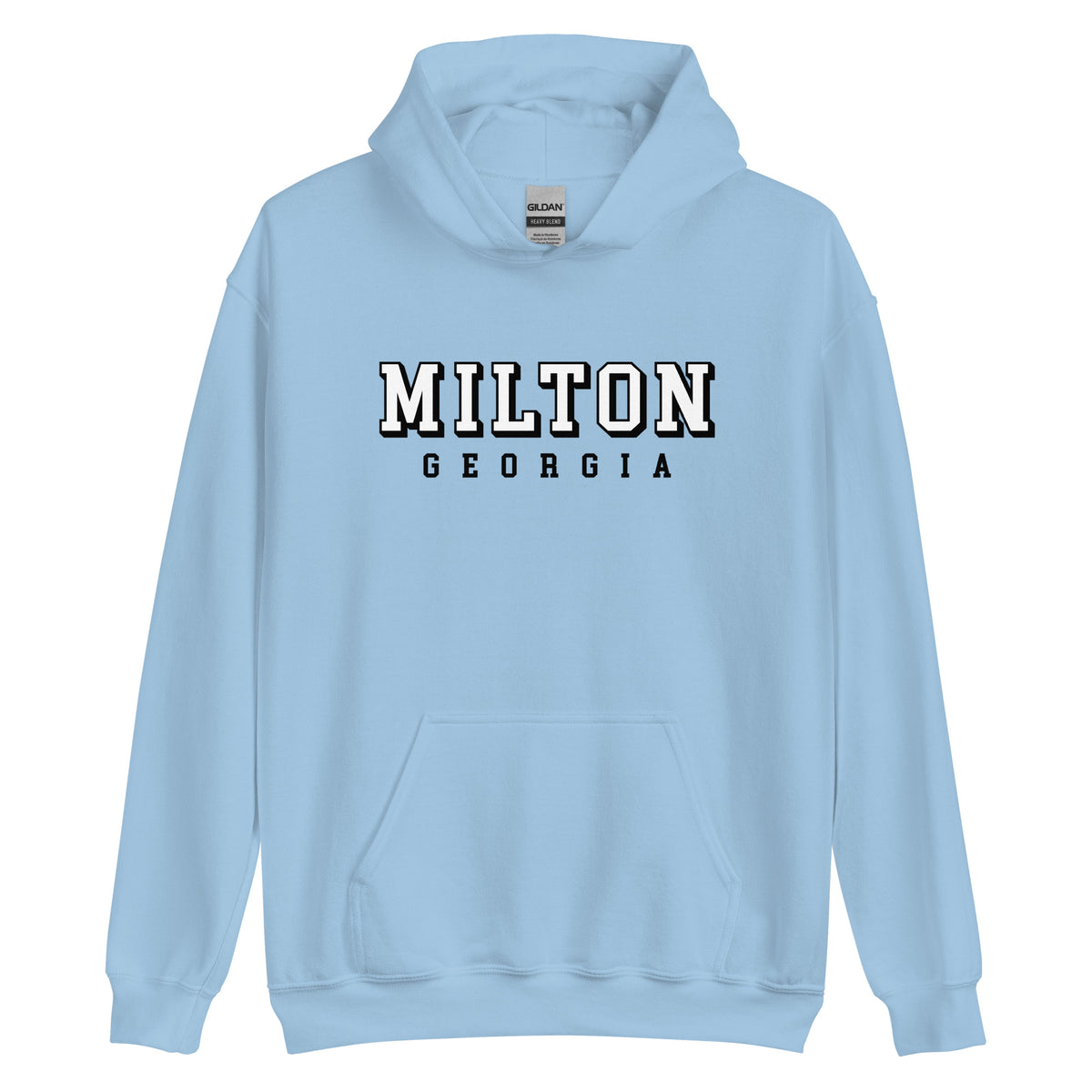 Milton GA College Font Classic Hoodie