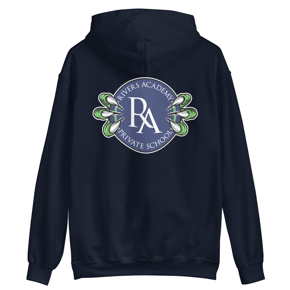 Unisex Rivers Academy Raptor Claw Logo Classic Hoodie