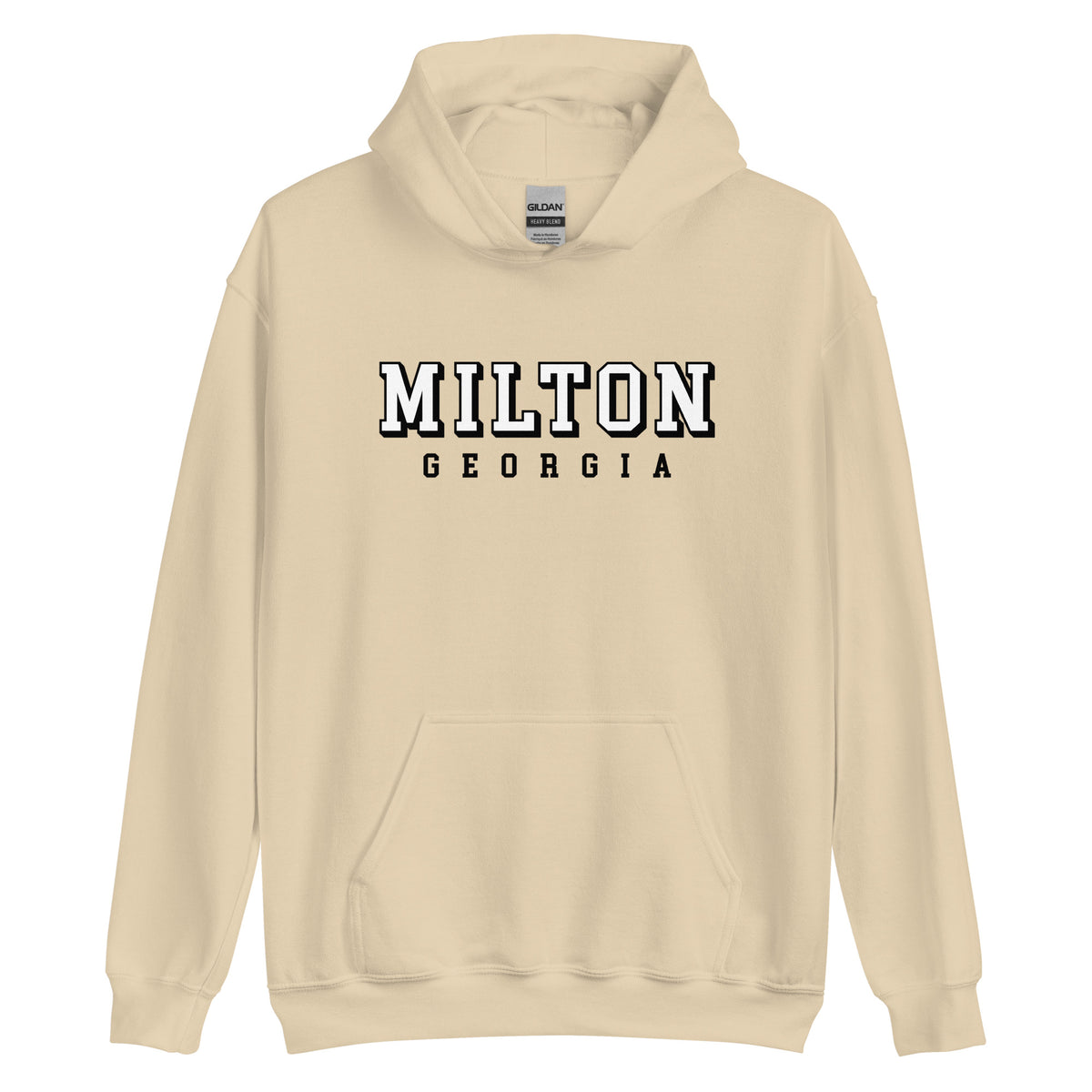 Milton GA College Font Classic Hoodie