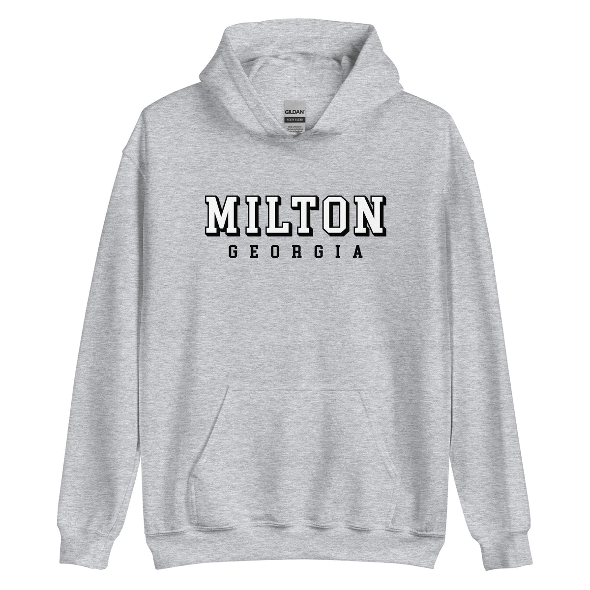 Milton GA College Font Classic Hoodie