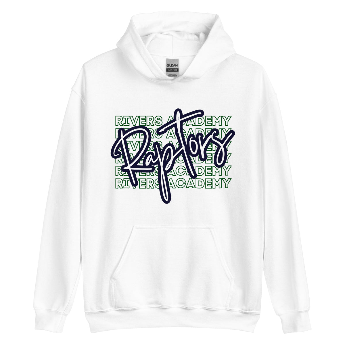 Rivers Raptors Script Classic Hoodie