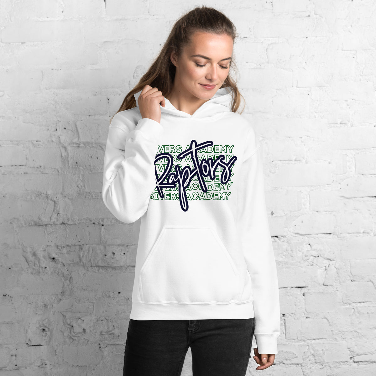 Rivers Raptors Script Classic Hoodie