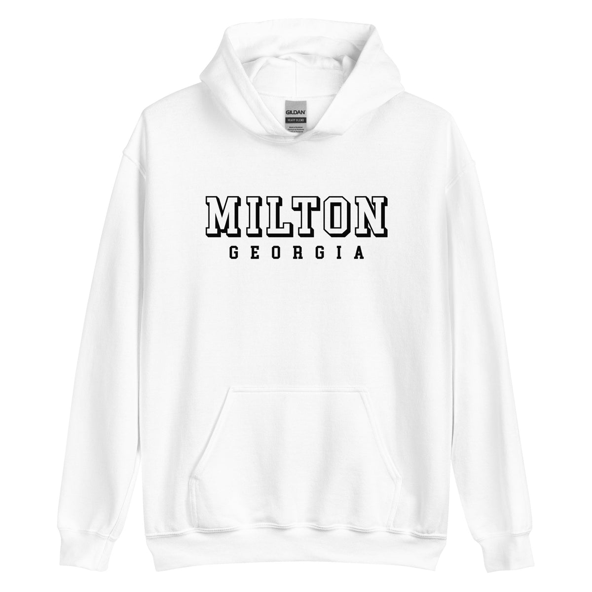 Milton GA College Font Classic Hoodie