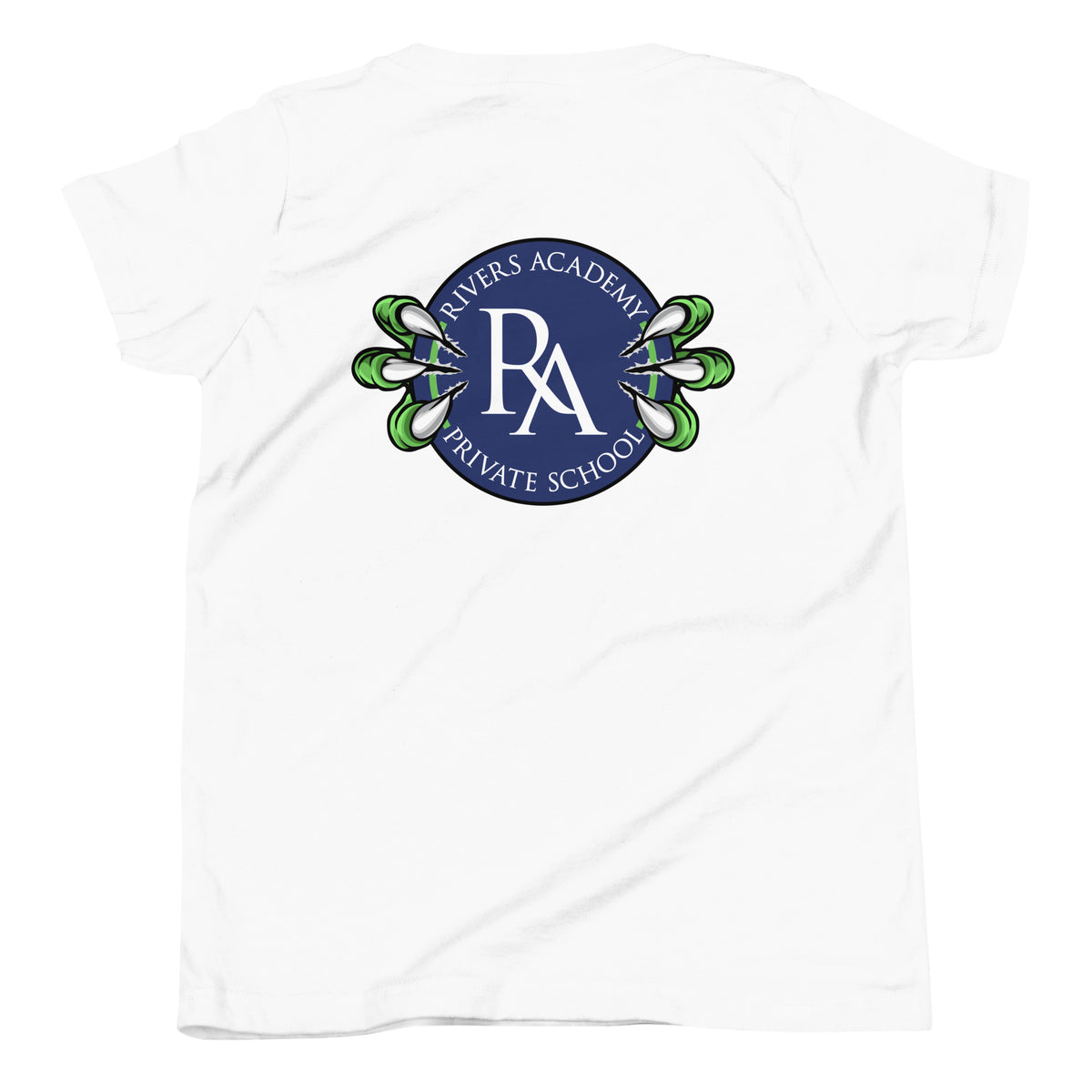 Rivers Academy Raptor Claw Logo Premium Youth Tee