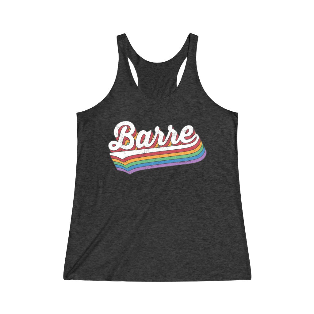 Barre Rainbow Tri-Blend Racerback