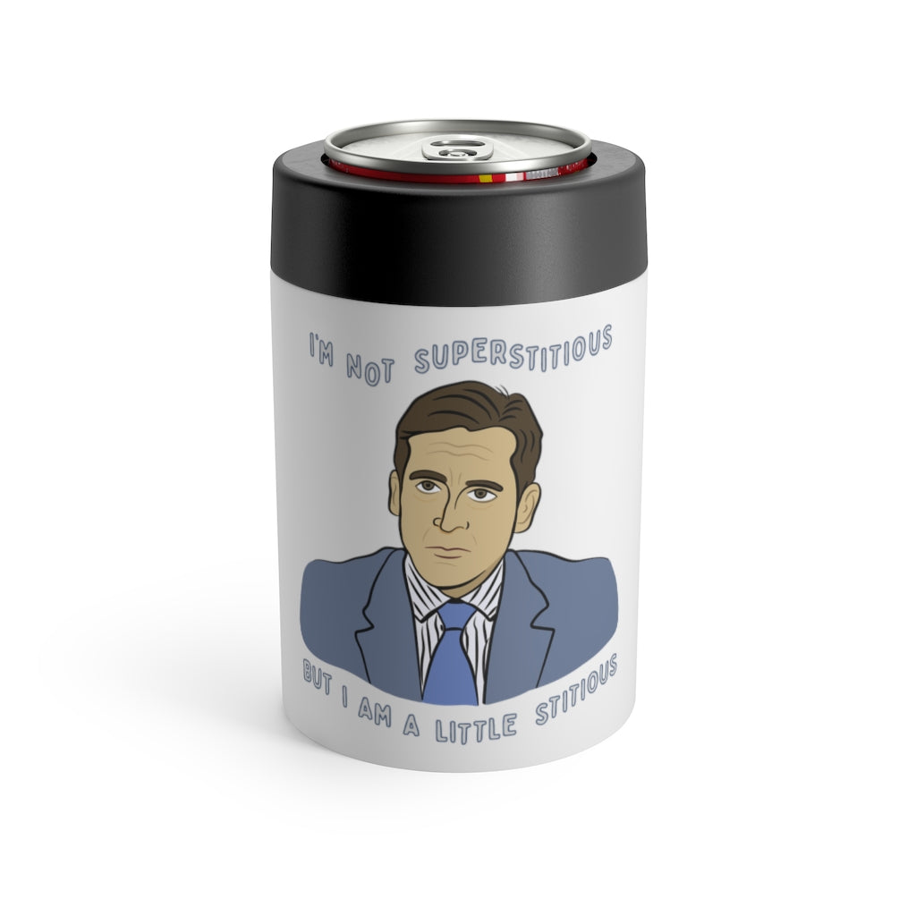I Am A Little Stitious Can Holder