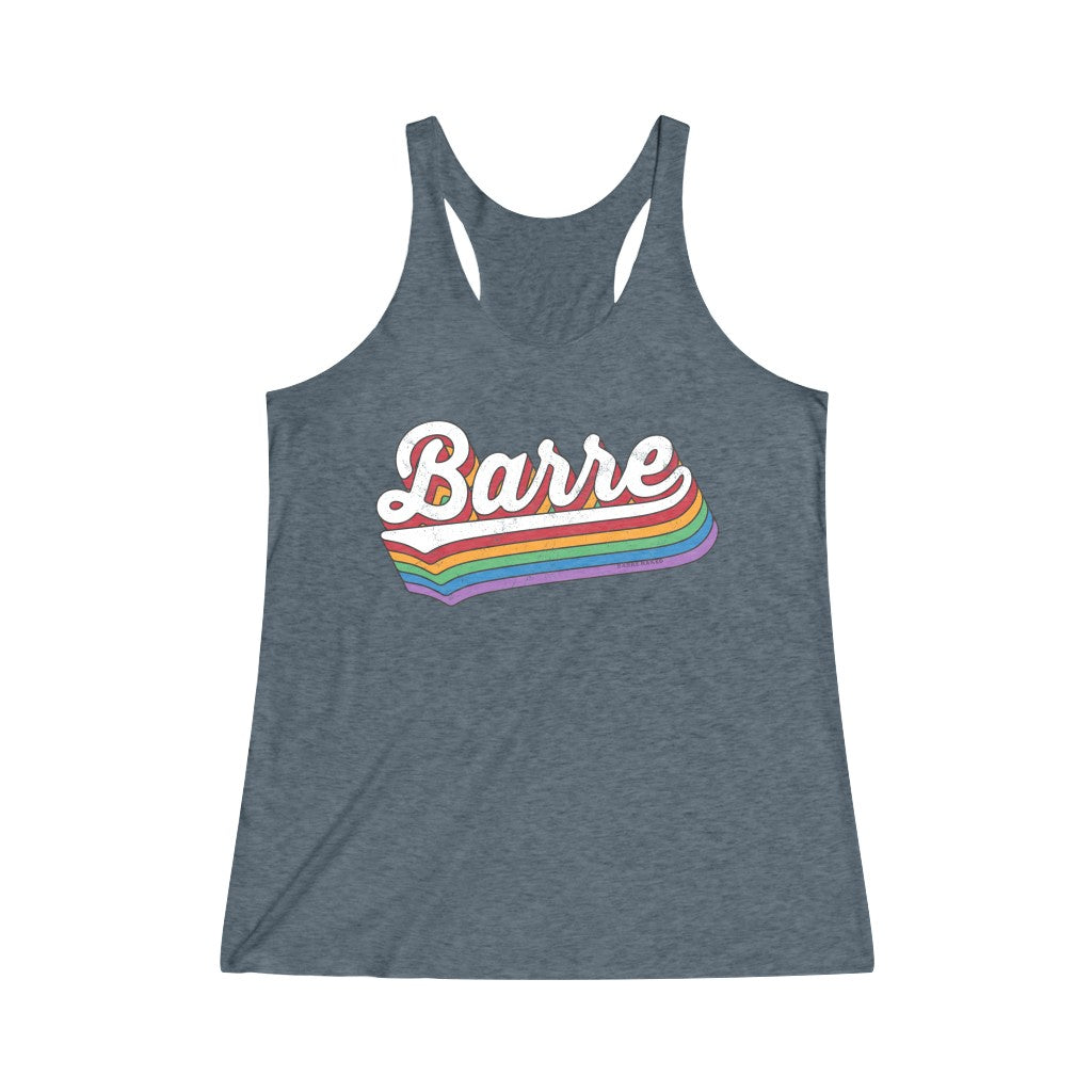 Barre Rainbow Tri-Blend Racerback
