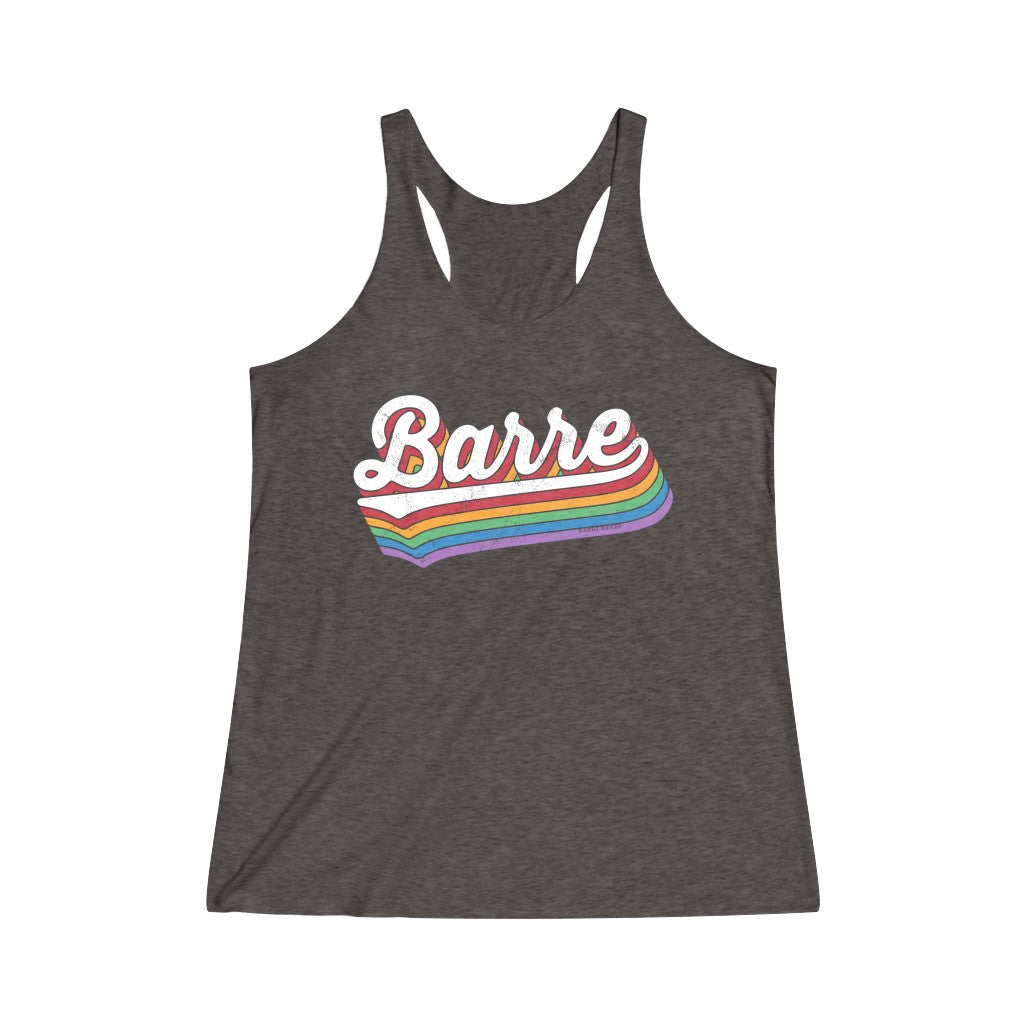 Barre Rainbow Tri-Blend Racerback