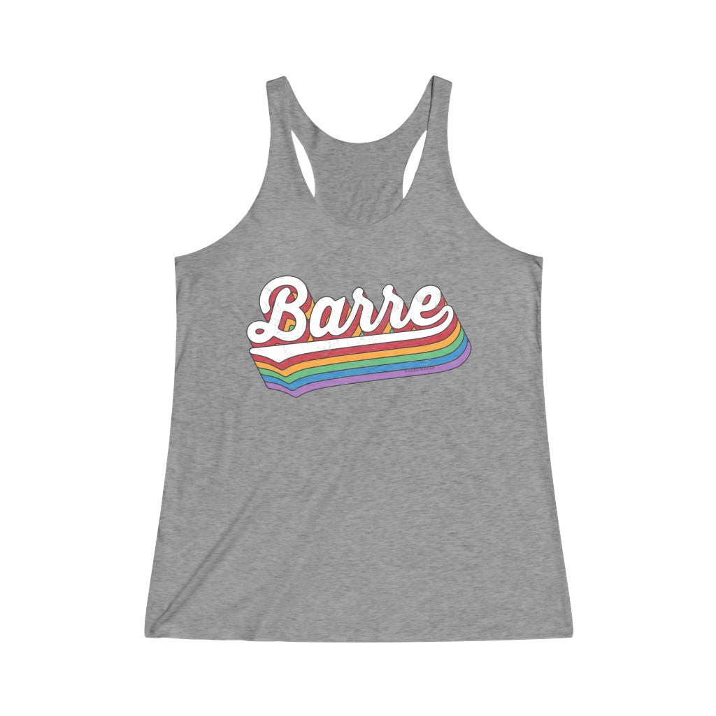 Barre Rainbow Tri-Blend Racerback
