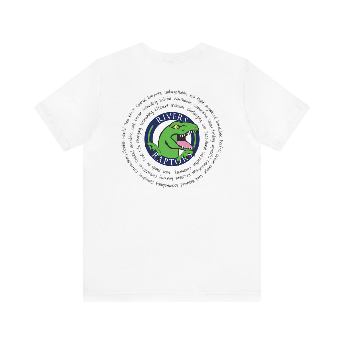 Rivers Academy Private School Adjectives Premium Soft Tee