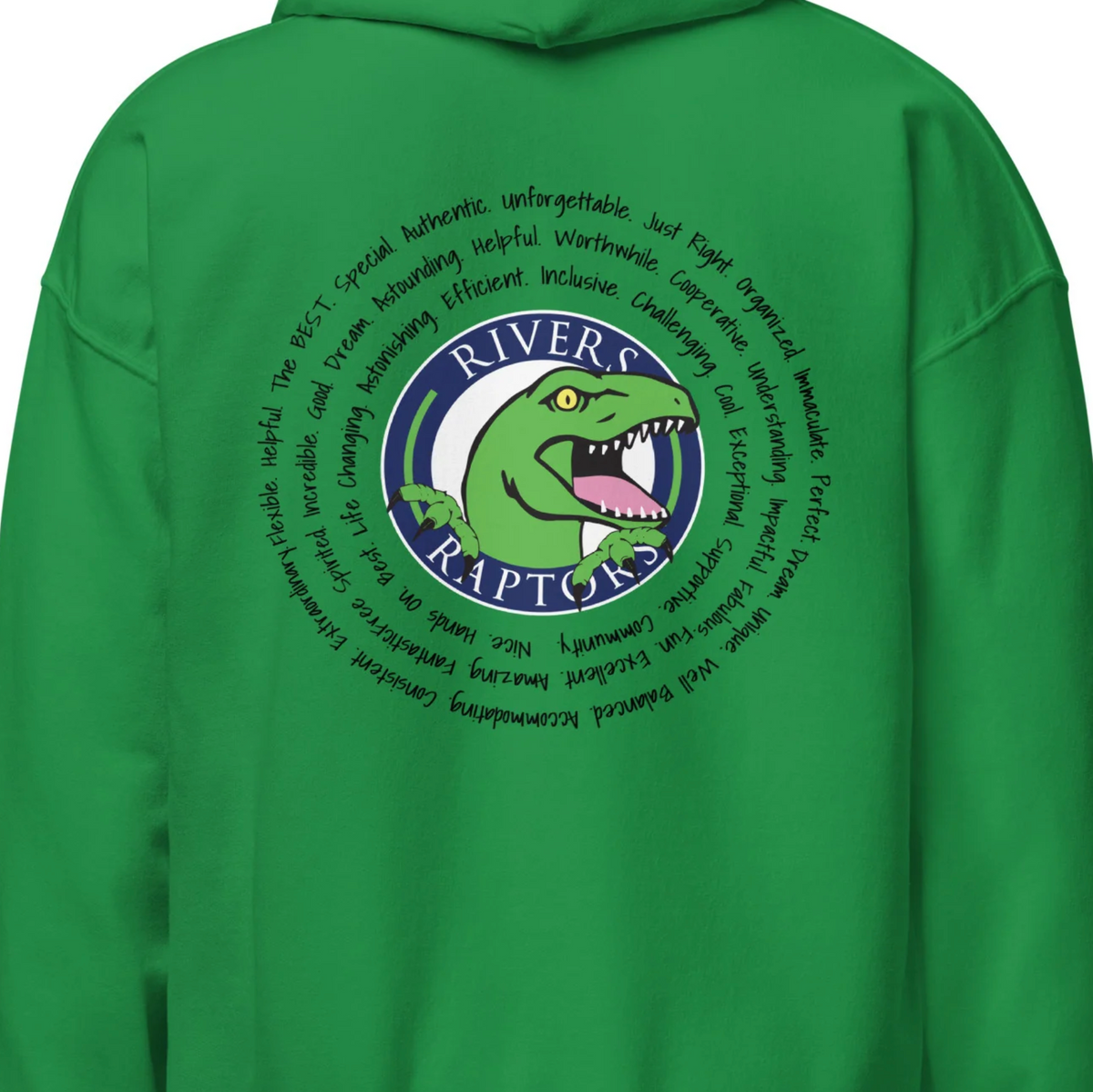Rivers Academy Private School Adjectives Classic Hoodie