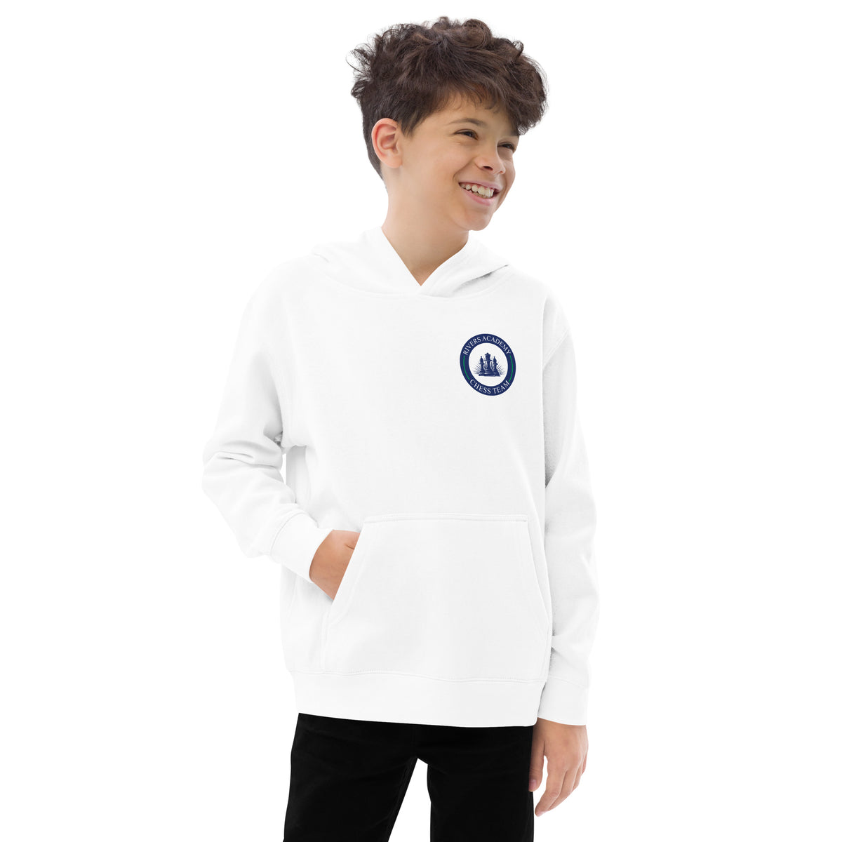 Rivers Academy Chess Team Logo Fave Youth Hoodie