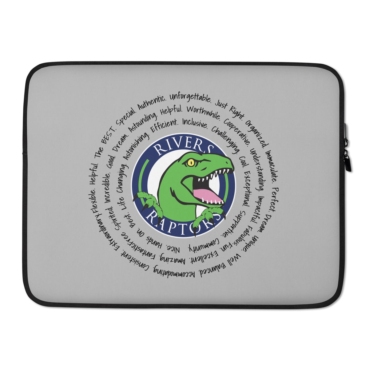 Rivers Academy Private School Adjectives Laptop Sleeve