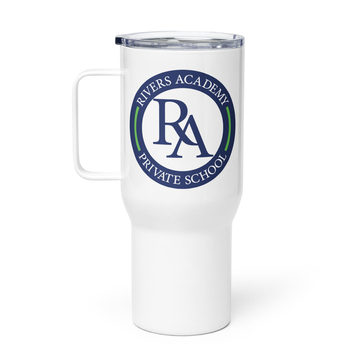 Rivers Academy Logo Travel Mug
