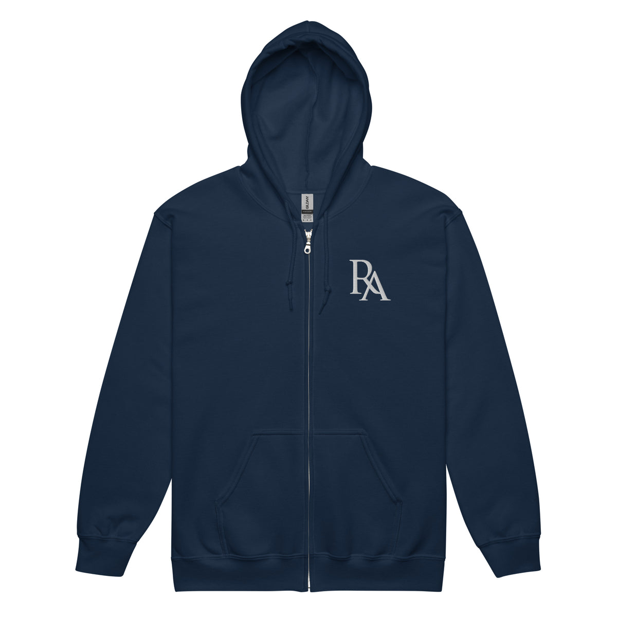 Rivers Academy RA Logo Embroidered Classic Zip Hoodie