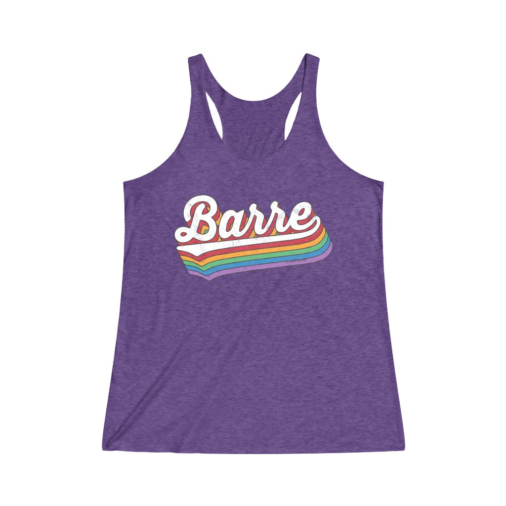 Barre Rainbow Tri-Blend Racerback