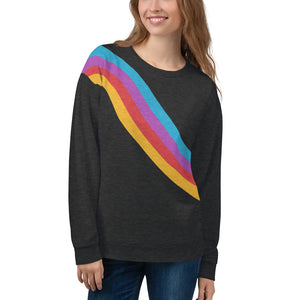 Rainbow Sash Comfy Sweatshirt