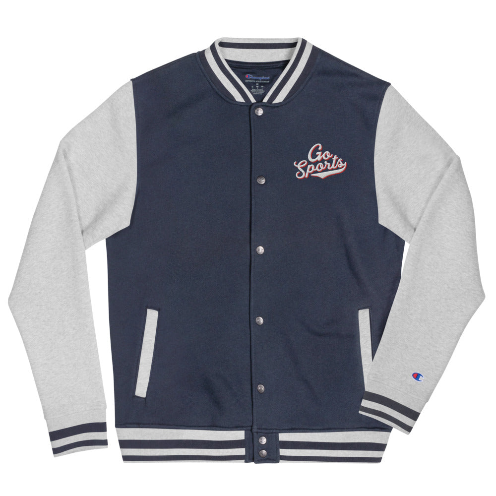 Go Sports Embroidered Champion Bomber Jacket
