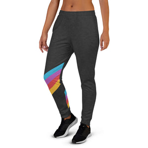 Retro Rainbow Women's Soft Joggers